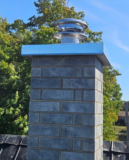 Cap de cheminée Sherbrooke Estrie