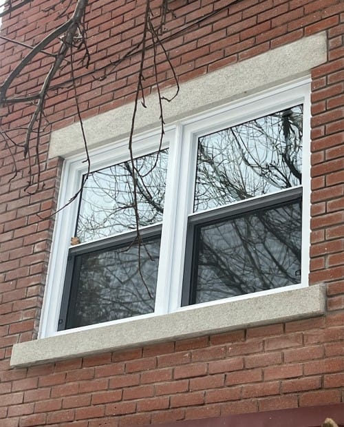 Linteau fenetre Sherbrooke Estrie